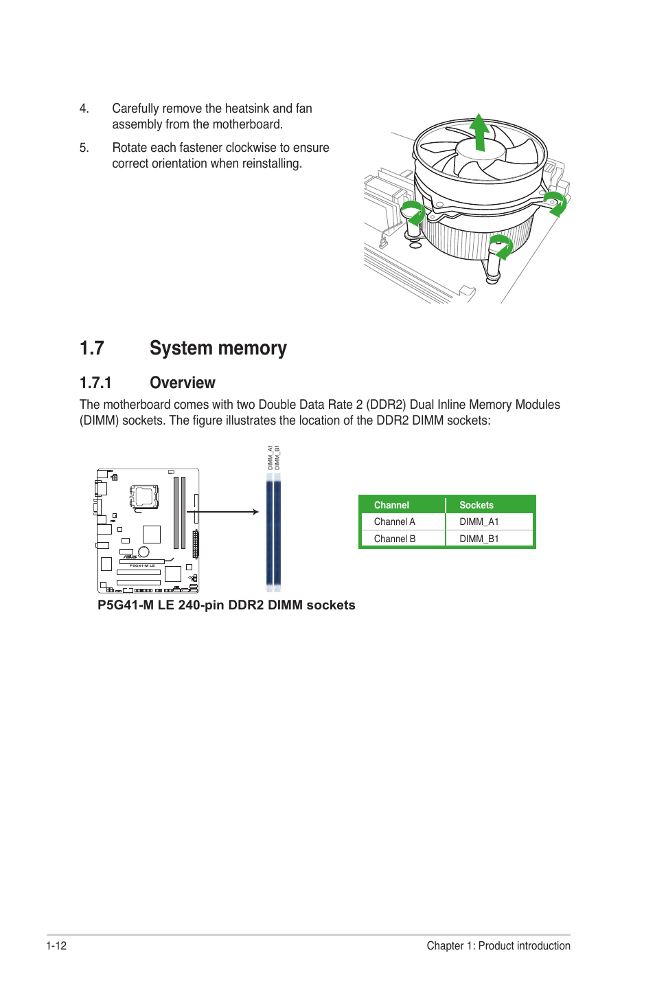 1 overview | Asus P5G41-M LE User Manual | Page 22 / 62