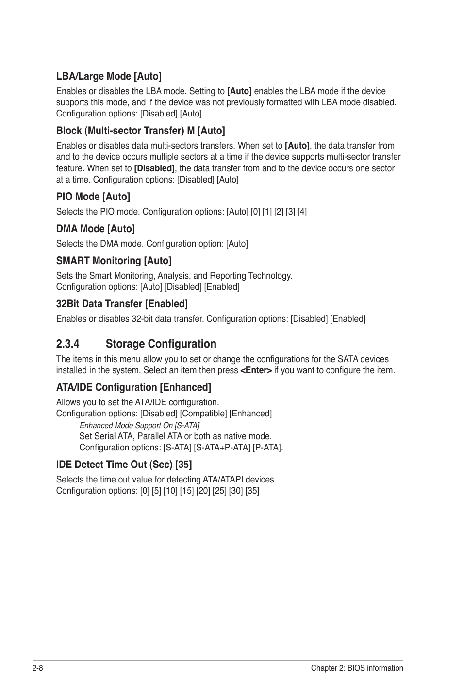 4 storage configuration | Asus P5G41-M LE User Manual | Page 50 / 62