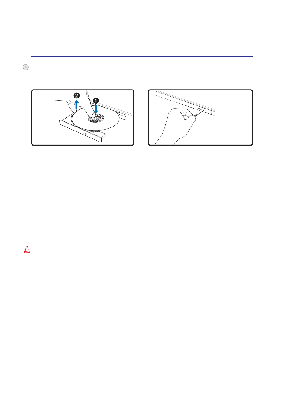 Optical drive (cont’) | Asus W5F User Manual | Page 40 / 70