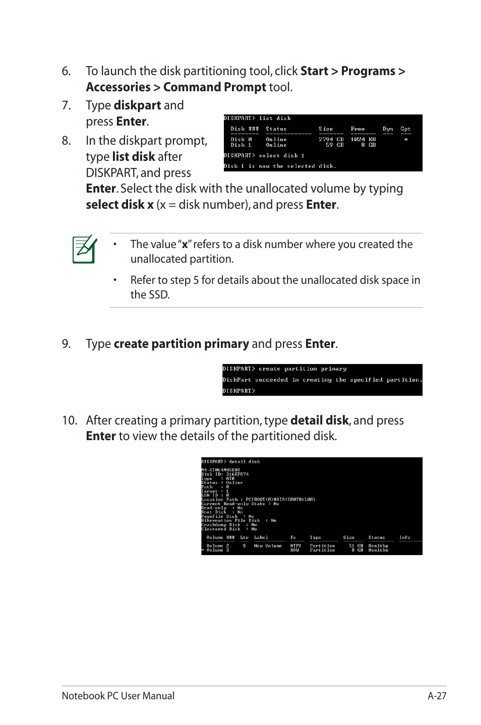 Asus G55VW User Manual | Page 105 / 134