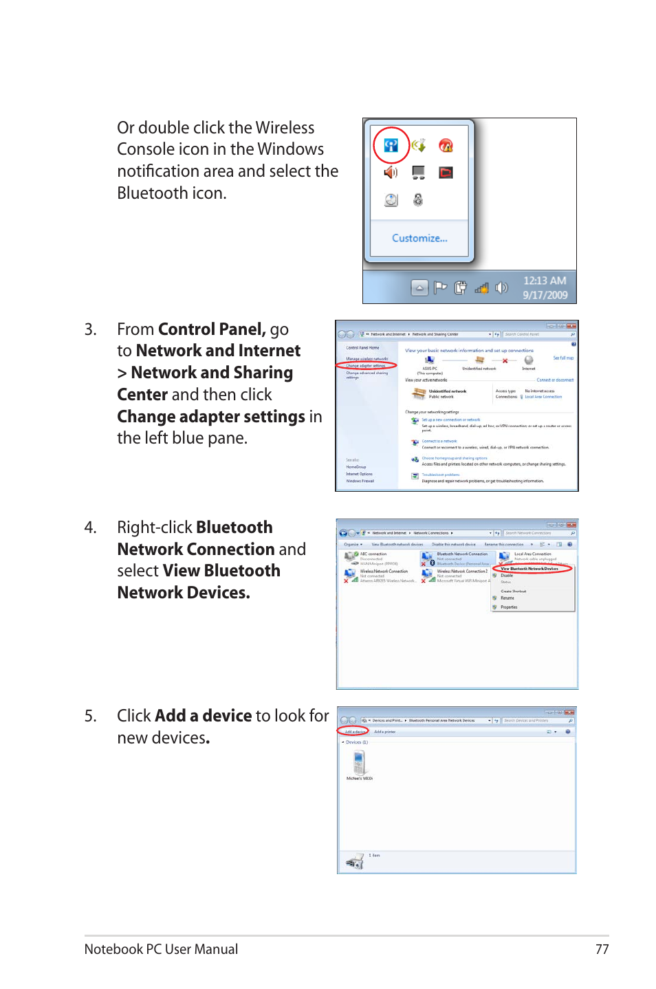 Asus G55VW User Manual | Page 77 / 134