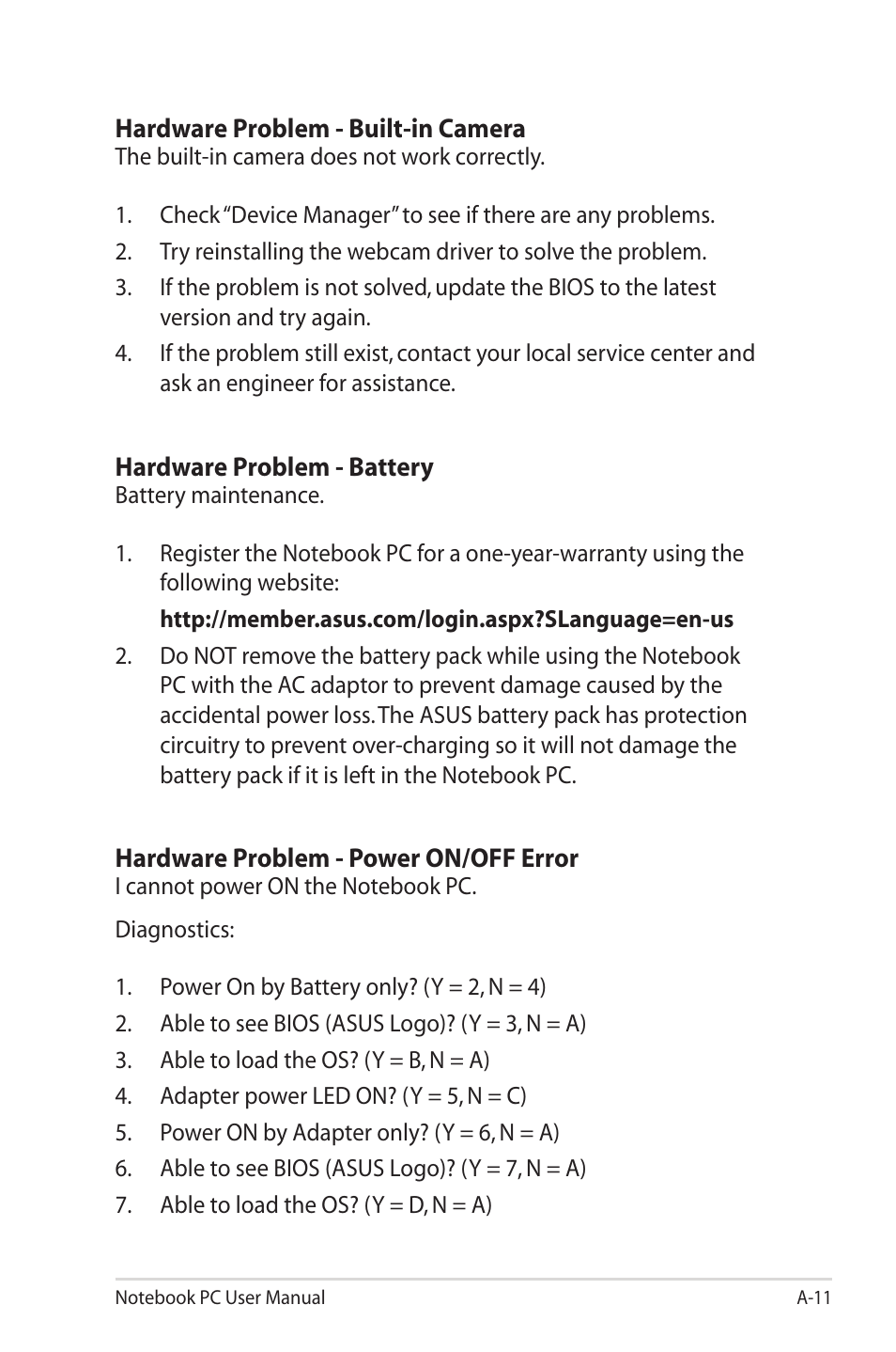 Asus G55VW User Manual | Page 89 / 134