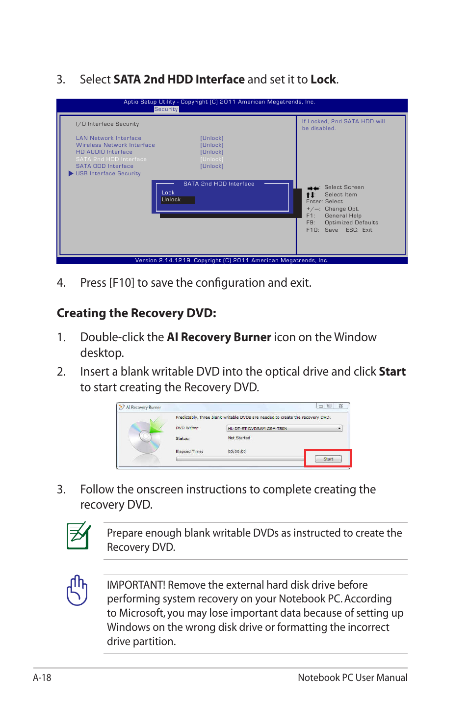 Asus G55VW User Manual | Page 96 / 134