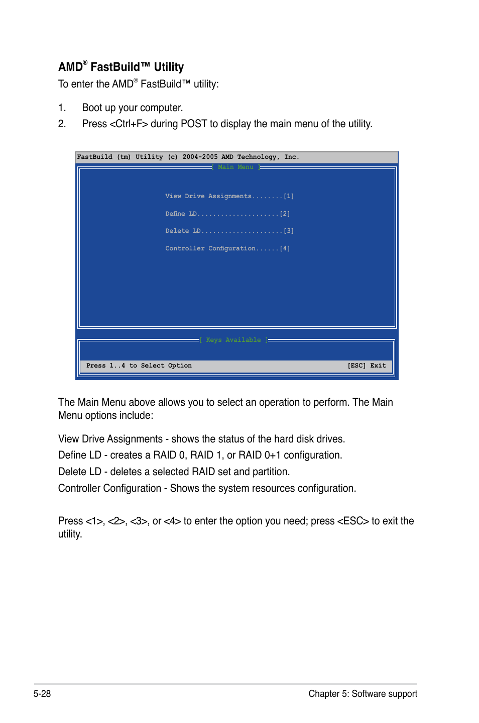 Fastbuild™ utility | Asus M3A User Manual | Page 128 / 134