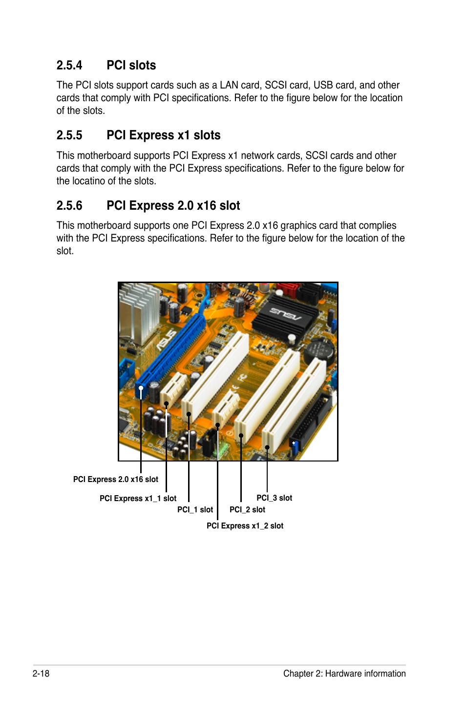 4 pci slots, 5 pci express x1 slots | Asus M3A User Manual | Page 40 / 134