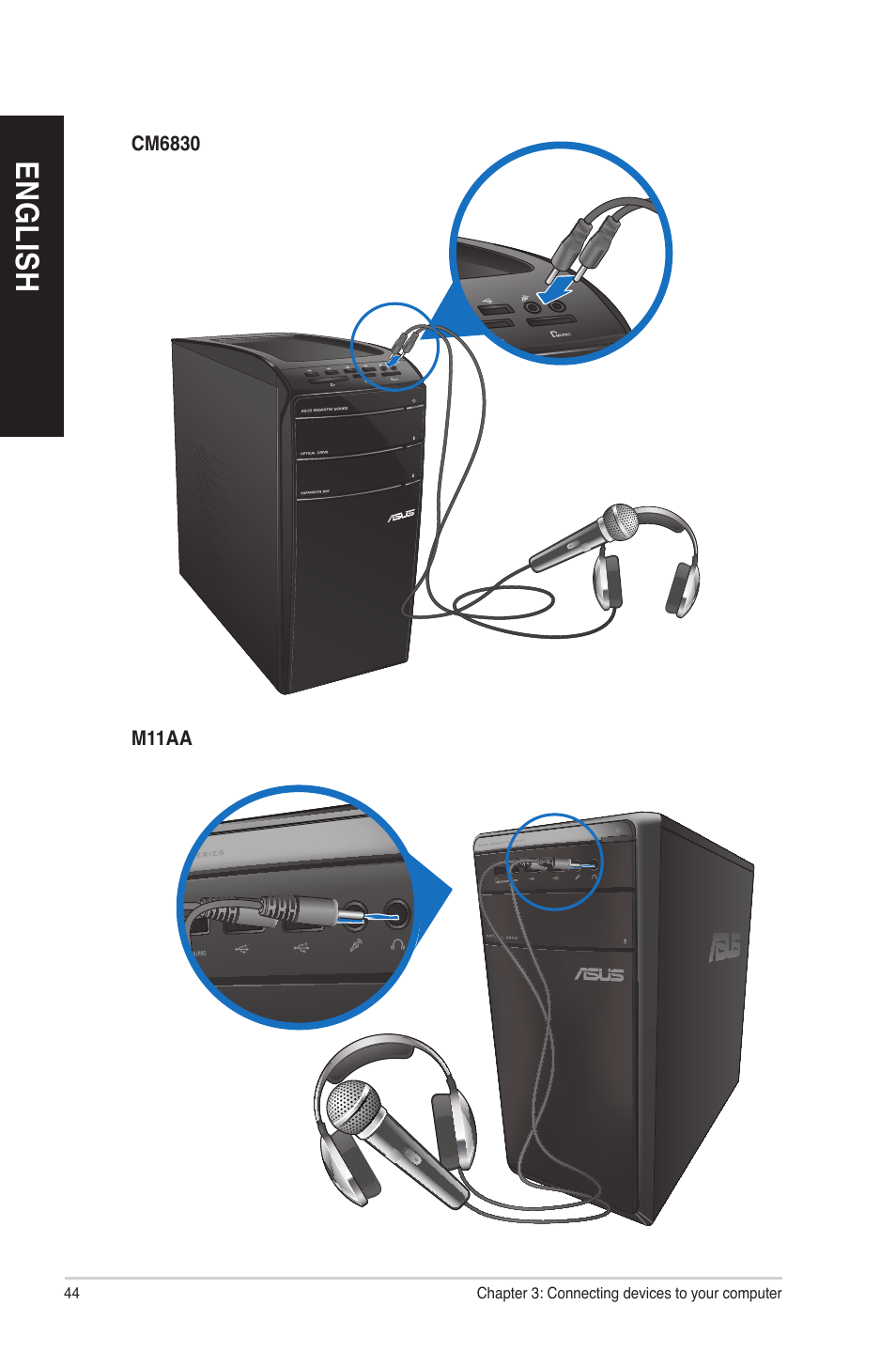 Asus CM6830 User Manual | Page 44 / 90