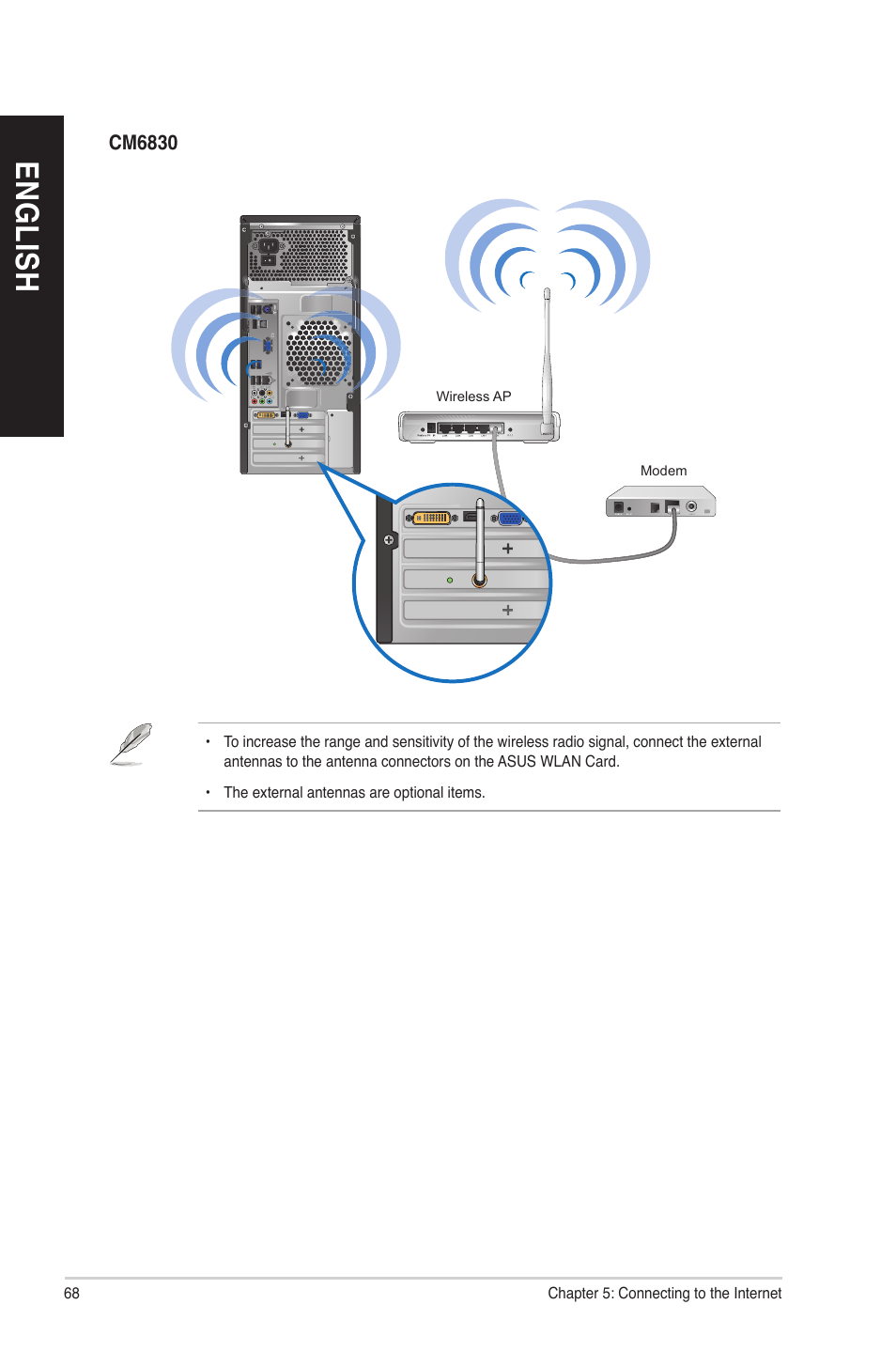 En gl is h en gl is h en gl is h en gl is h | Asus CM6830 User Manual | Page 68 / 90