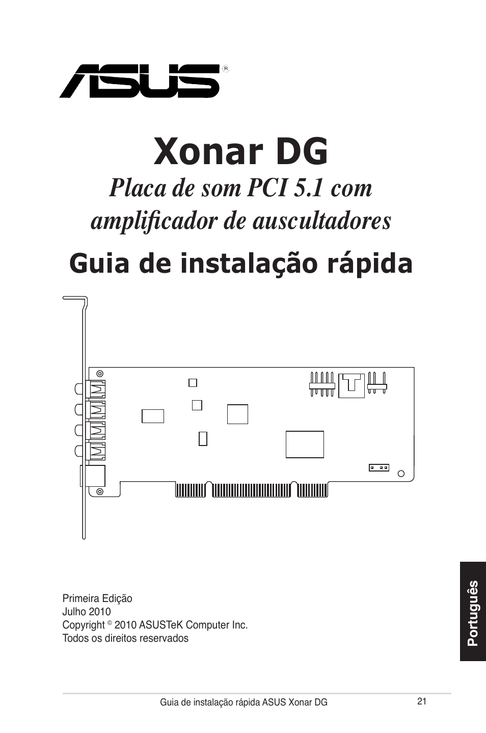 Xonar dg | Asus Xonar DG User Manual | Page 21 / 28