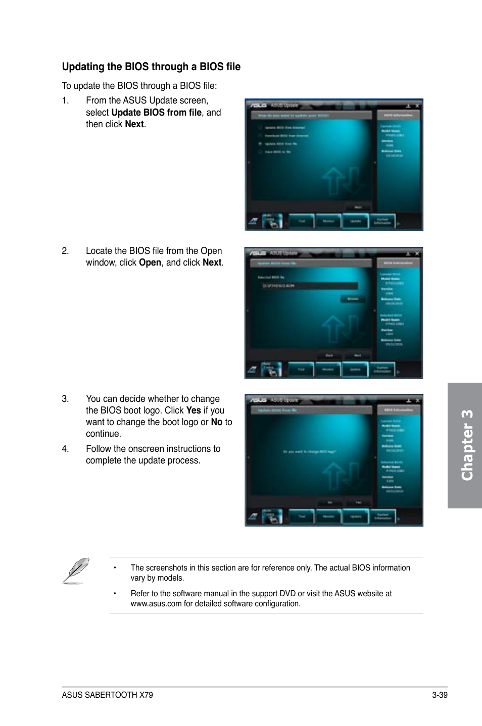 Chapter 3 | Asus SABERTOOTH X79 User Manual | Page 101 / 148