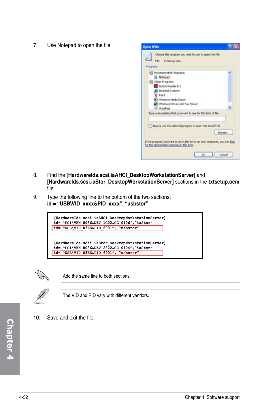 Chapter 4 | Asus SABERTOOTH X79 User Manual | Page 138 / 148