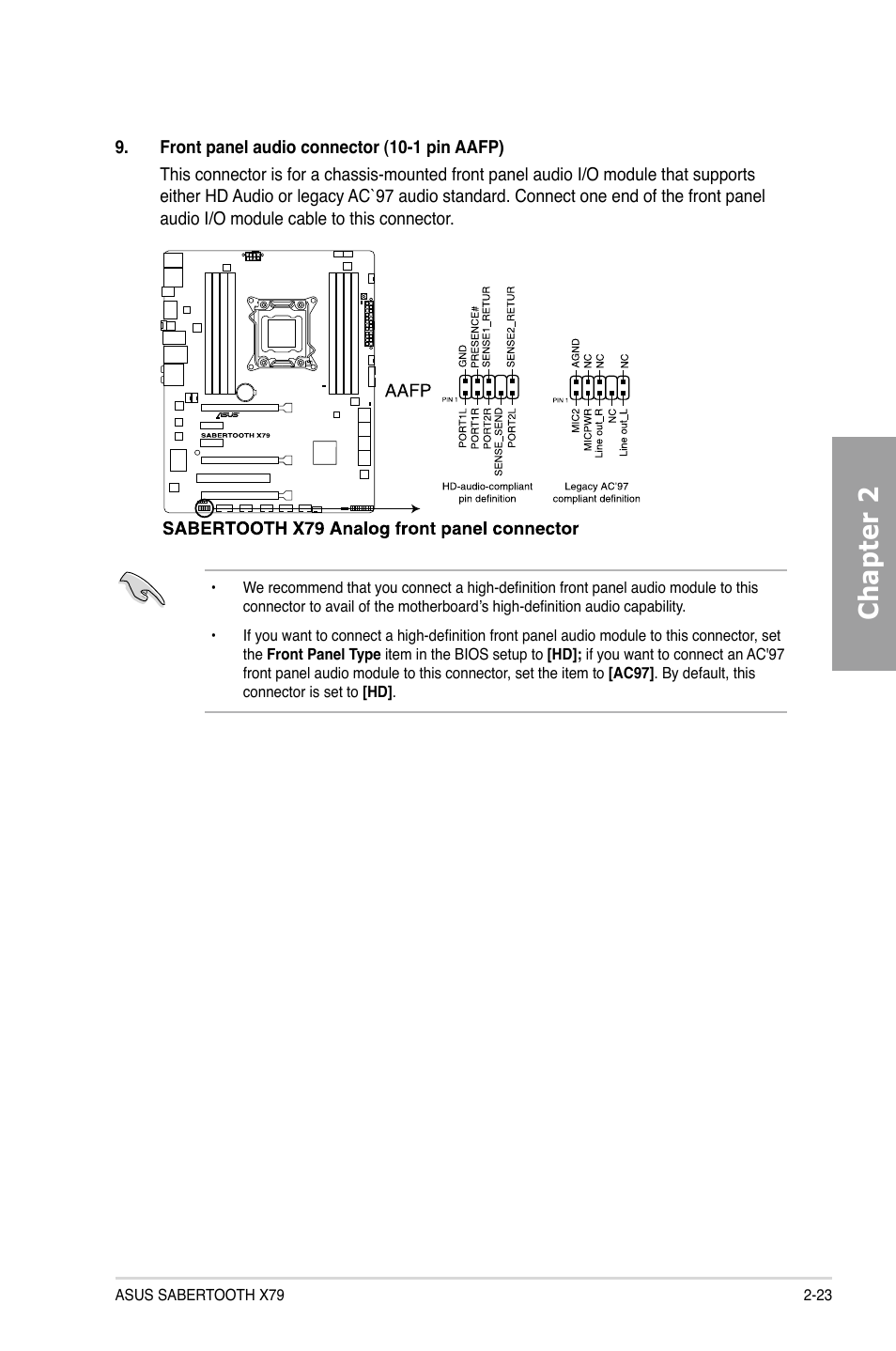 Chapter 2 | Asus SABERTOOTH X79 User Manual | Page 41 / 148