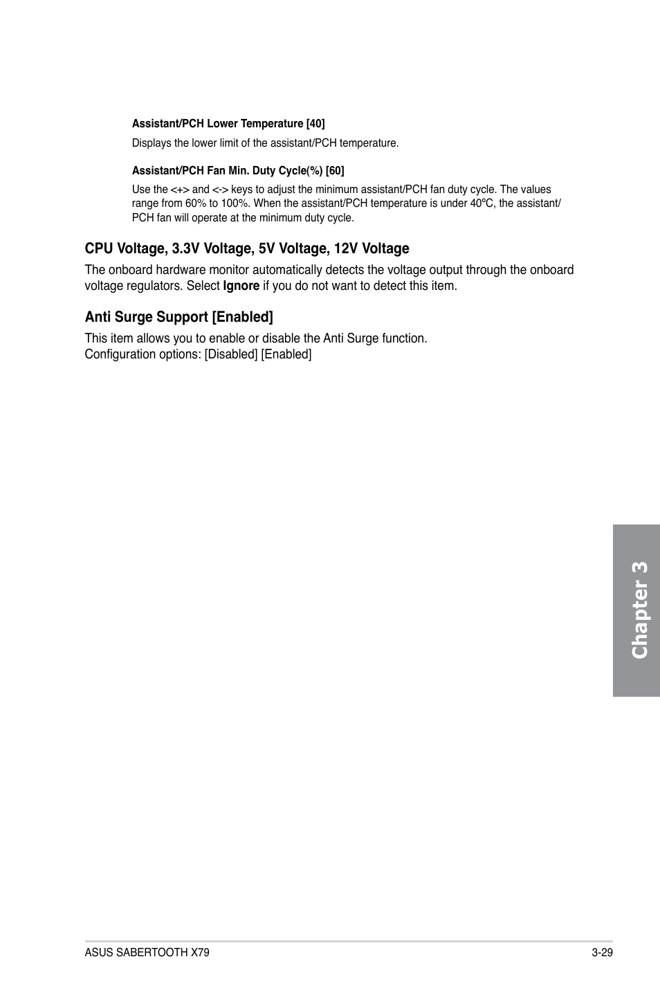 Chapter 3 | Asus SABERTOOTH X79 User Manual | Page 91 / 148