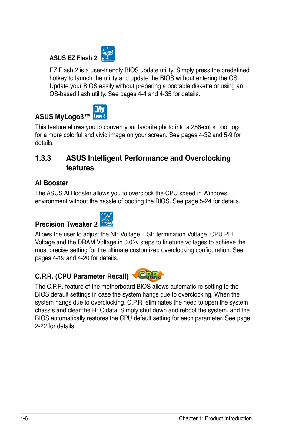 Asus P5K Pro User Manual | Page 22 / 166