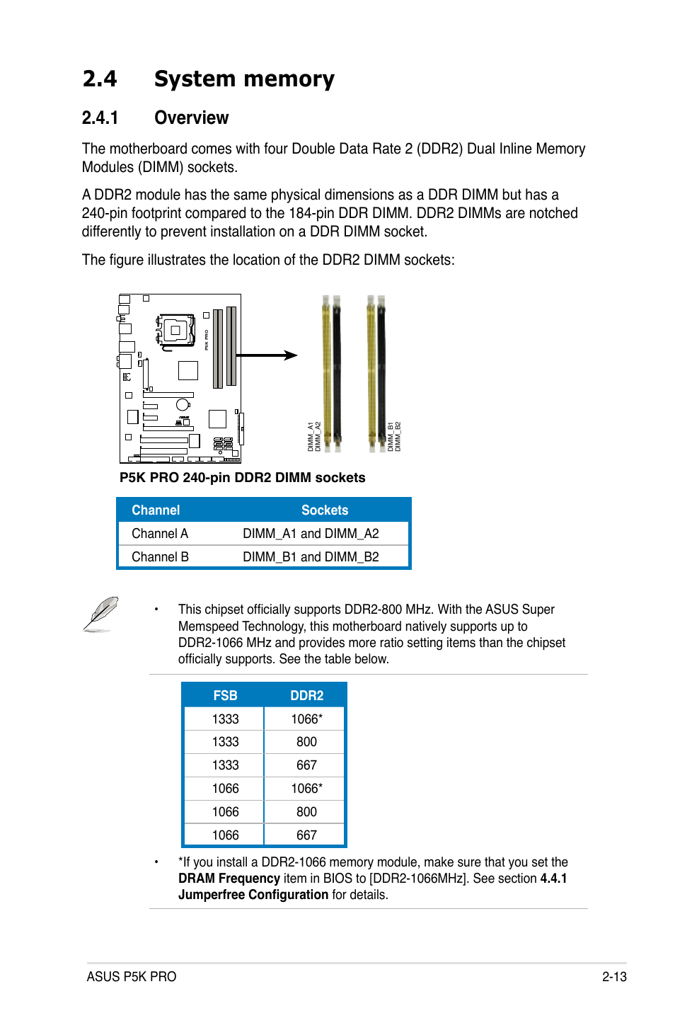 1 overview | Asus P5K Pro User Manual | Page 37 / 166