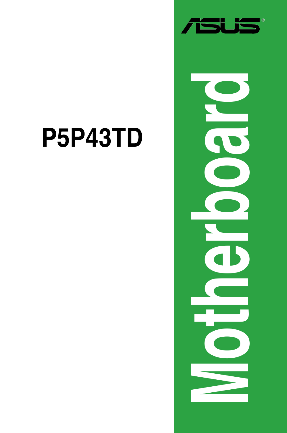 Asus P5P43TD/USB3 User Manual | 62 pages