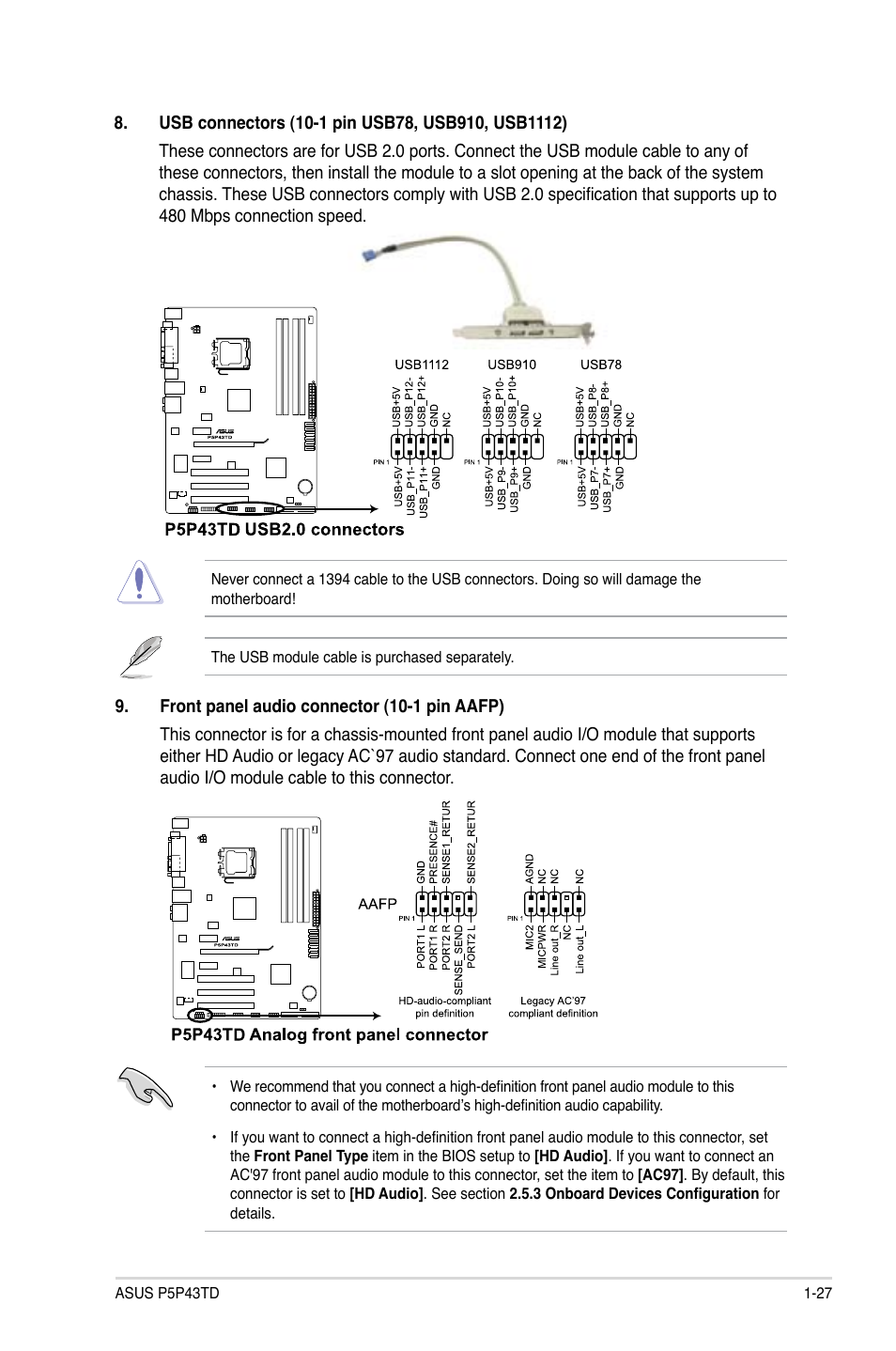 Asus P5P43TD/USB3 User Manual | Page 37 / 62