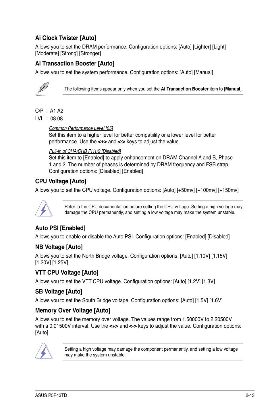 Asus P5P43TD/USB3 User Manual | Page 51 / 62