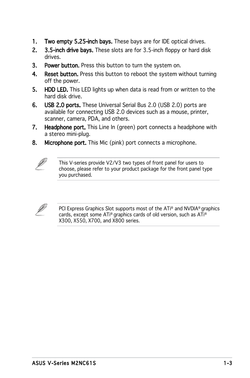 Asus V3-M2NC61S User Manual | Page 13 / 93