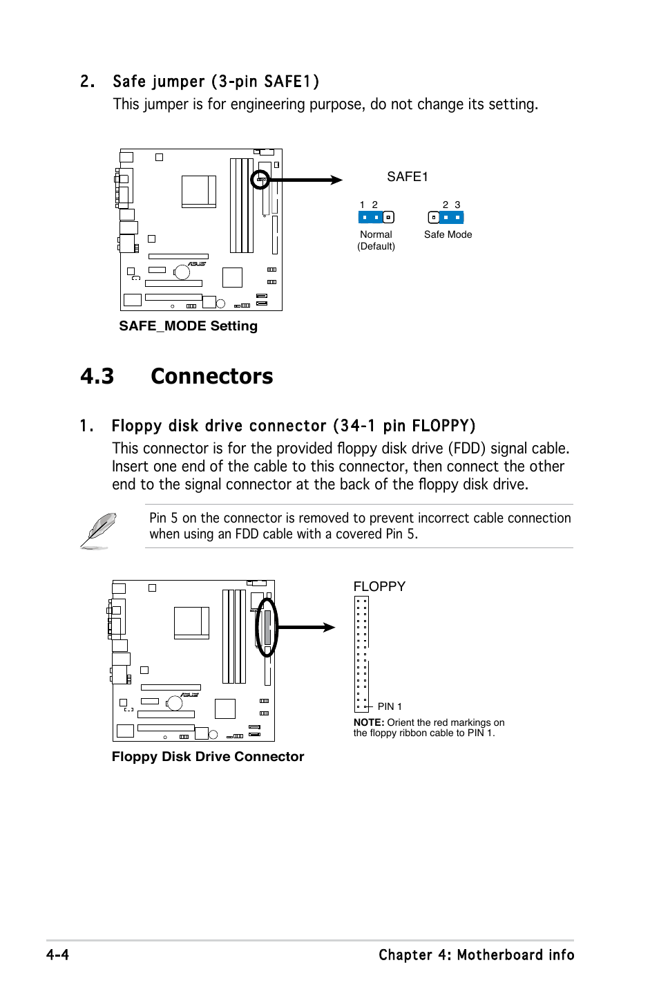 3 connectors | Asus V3-M2NC61S User Manual | Page 54 / 93