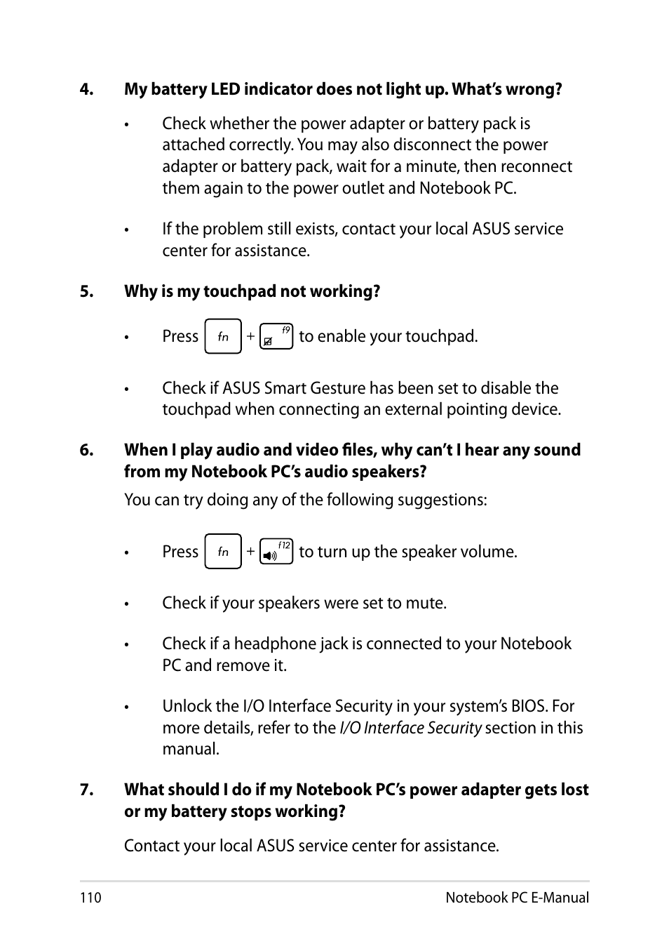Asus V551LB User Manual | Page 110 / 138