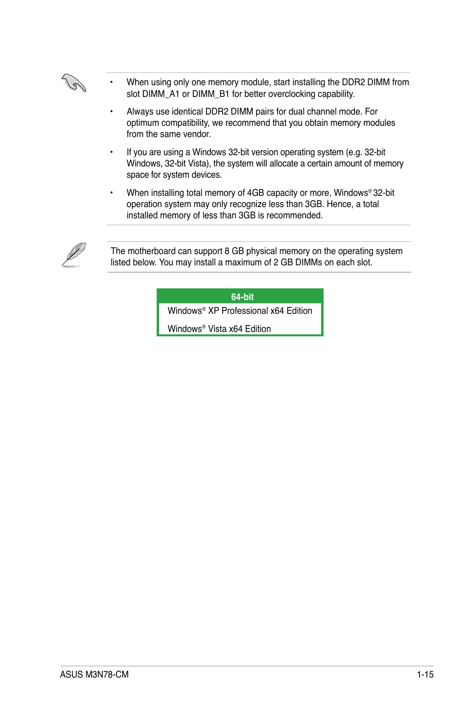 Asus M3N78-CM User Manual | Page 27 / 110