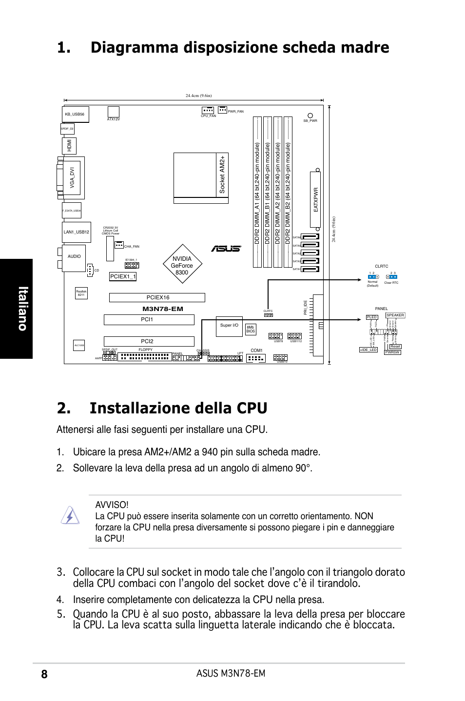 Asus m3n78-em | Asus M3N78-EM User Manual | Page 8 / 38