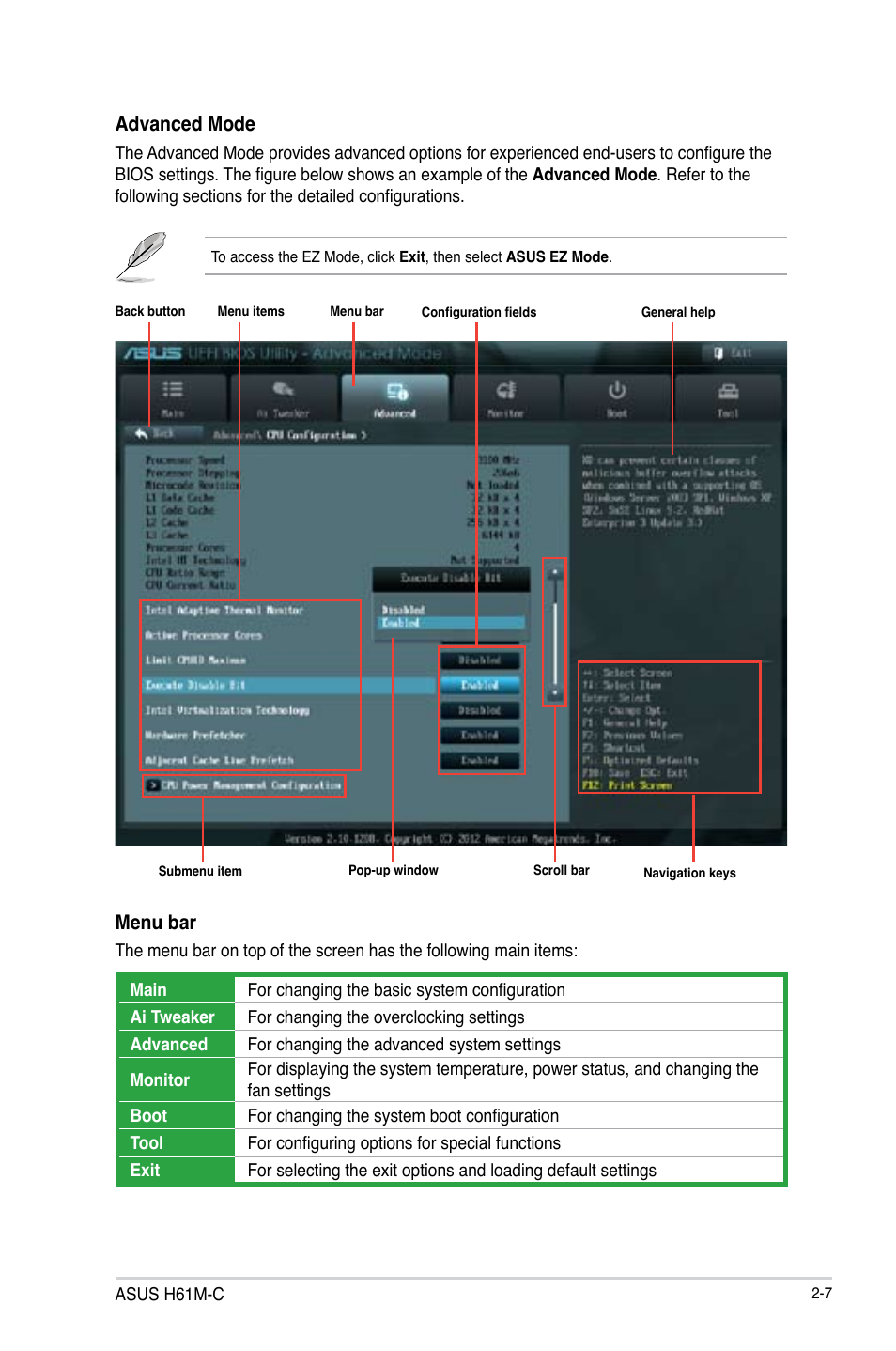 Asus H61M-C User Manual | Page 43 / 72