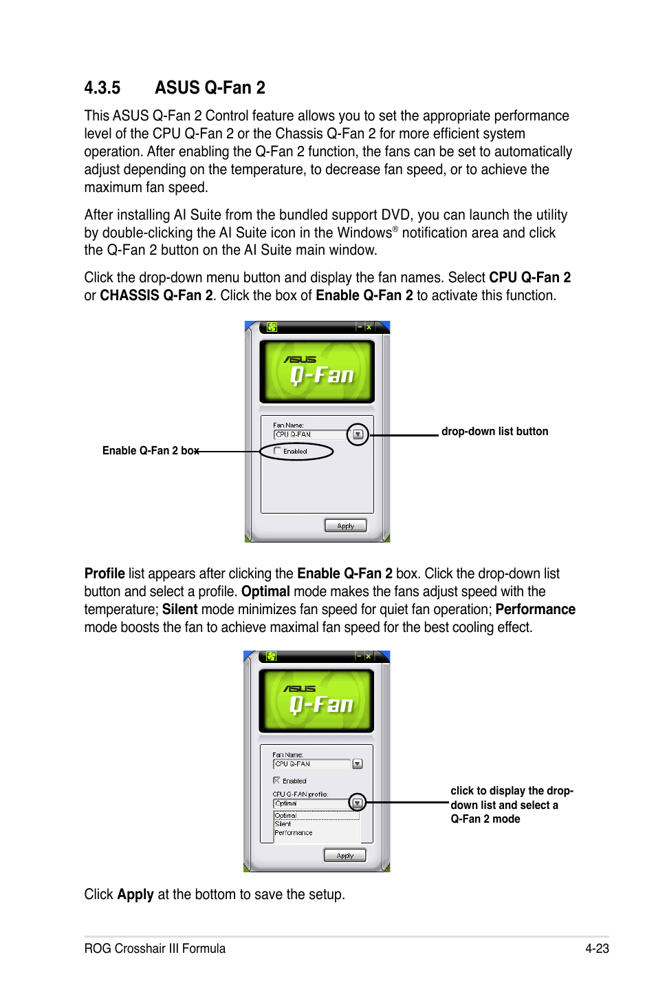 5 asus q-fan 2 | Asus Crosshair III Formula User Manual | Page 147 / 170