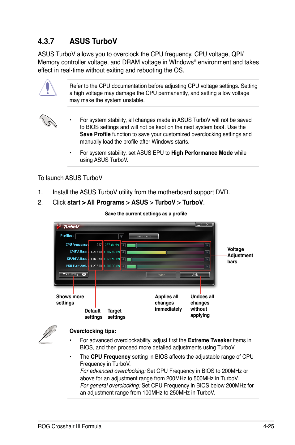 7 asus turbov | Asus Crosshair III Formula User Manual | Page 149 / 170