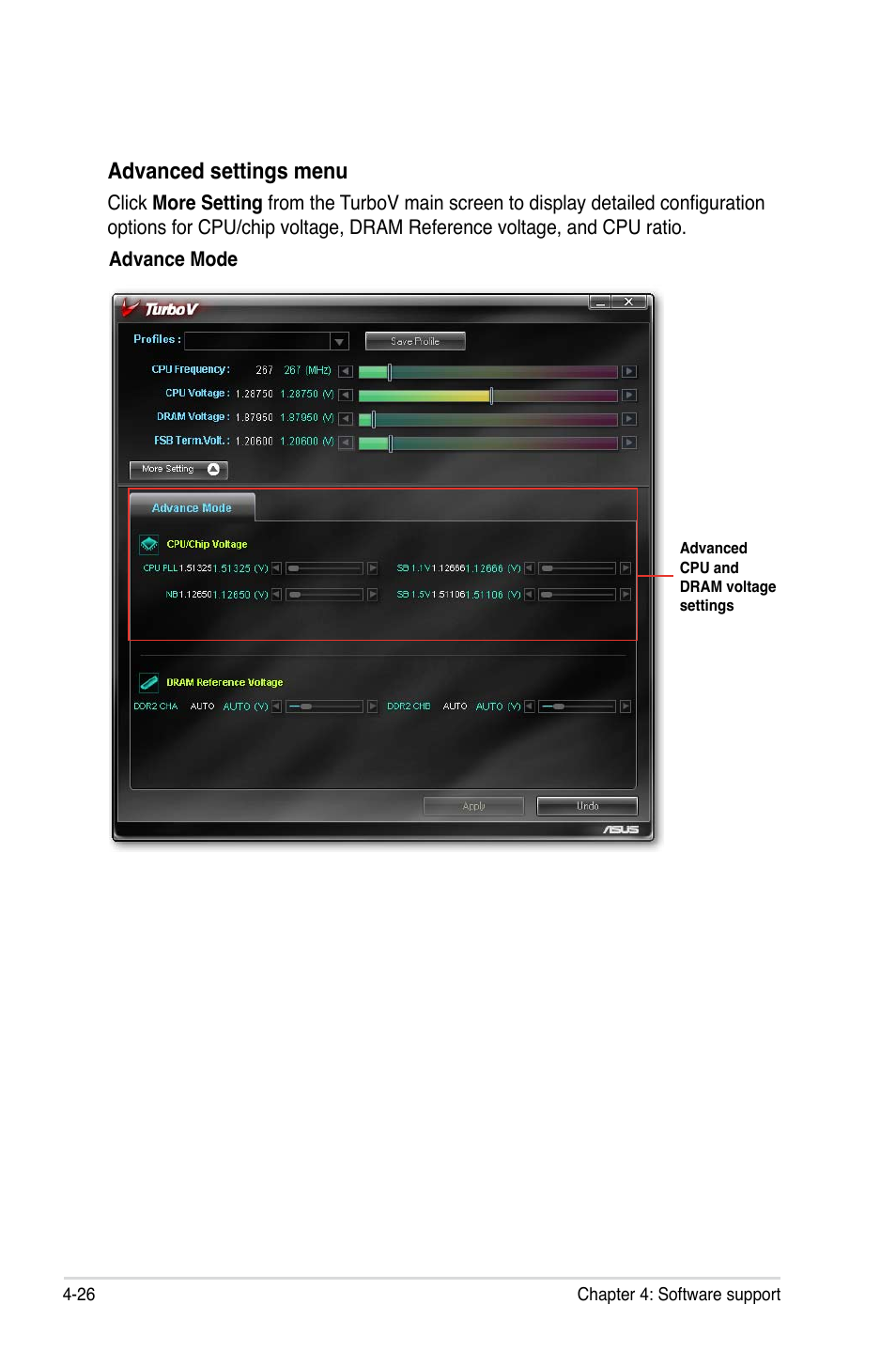 Advanced settings menu | Asus Crosshair III Formula User Manual | Page 150 / 170