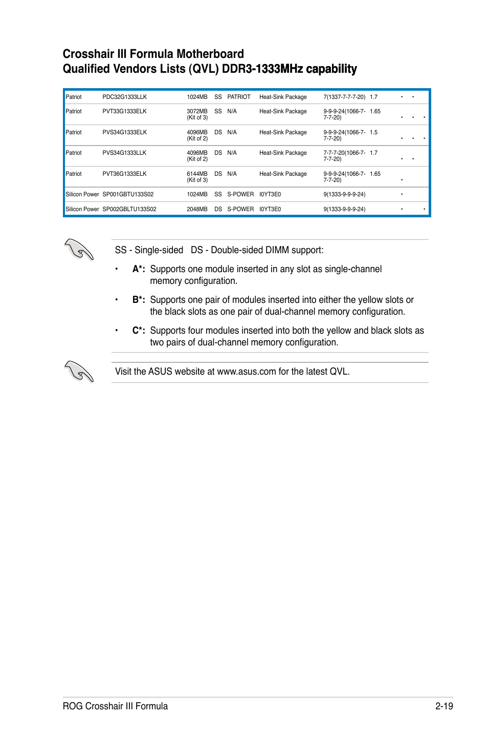 Asus Crosshair III Formula User Manual | Page 47 / 170