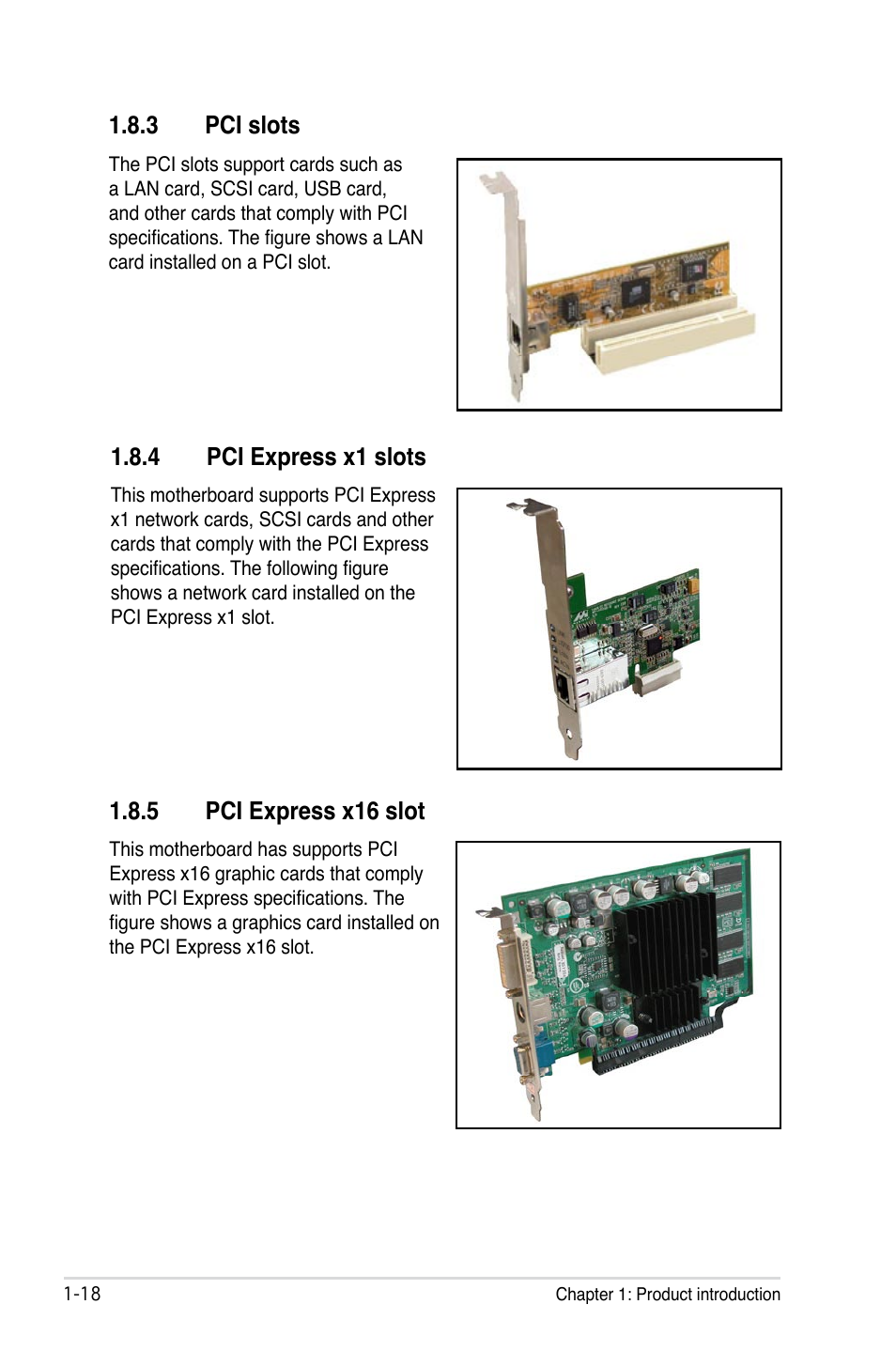 3 pci slots, 4 pci express x1 slots, 5 pci express x16 slot | Asus M2N 1394 User Manual | Page 28 / 88