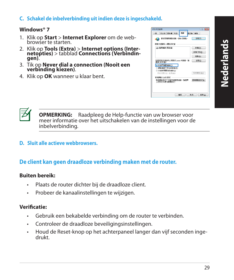 Neder lands | Asus RT-N66U (VER.B1) User Manual | Page 29 / 182