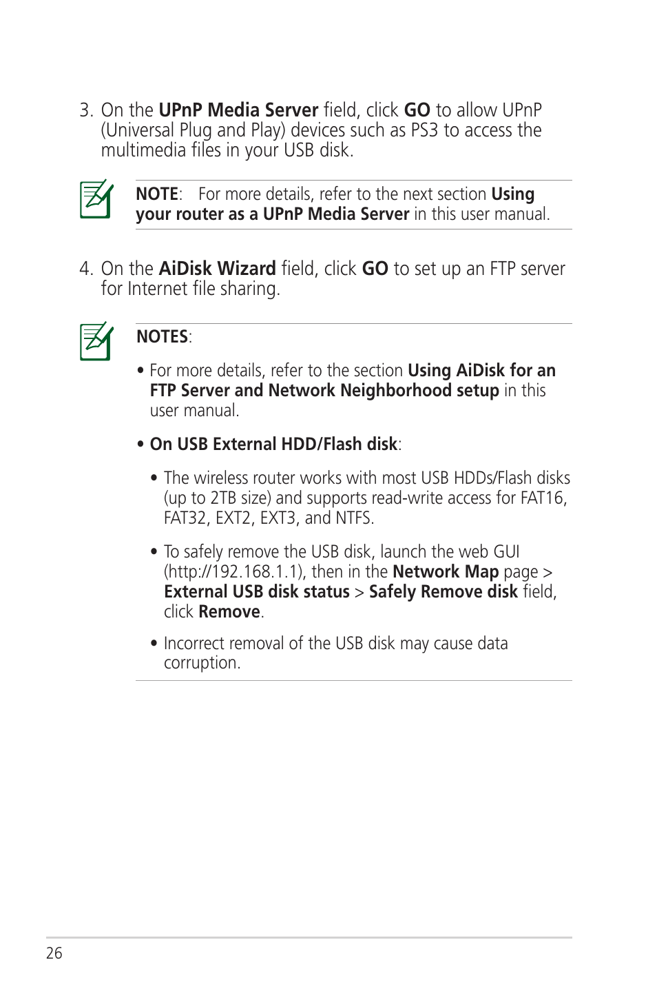 Asus RT-N56U User Manual | Page 26 / 72