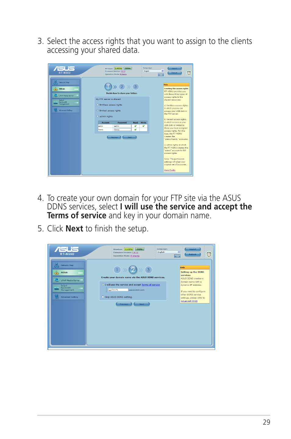 Asus RT-N56U User Manual | Page 29 / 72