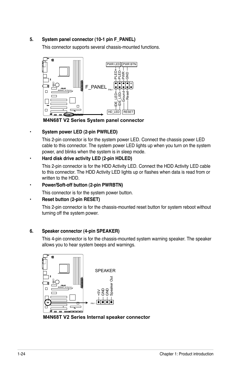 F_panel | Asus M4N68T V2 User Manual | Page 34 / 62