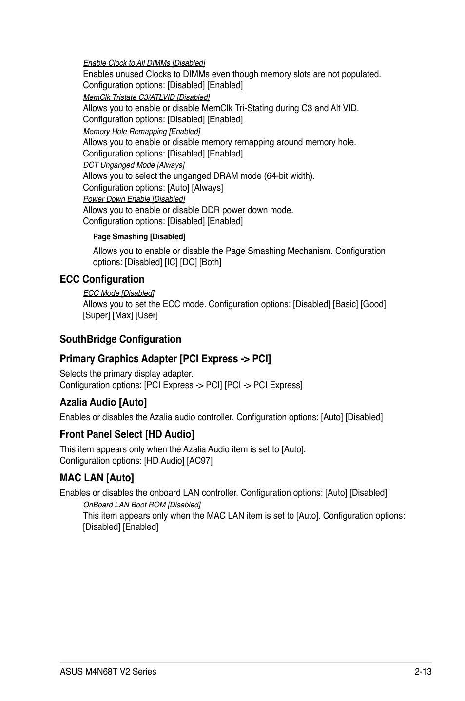 Asus M4N68T V2 User Manual | Page 51 / 62