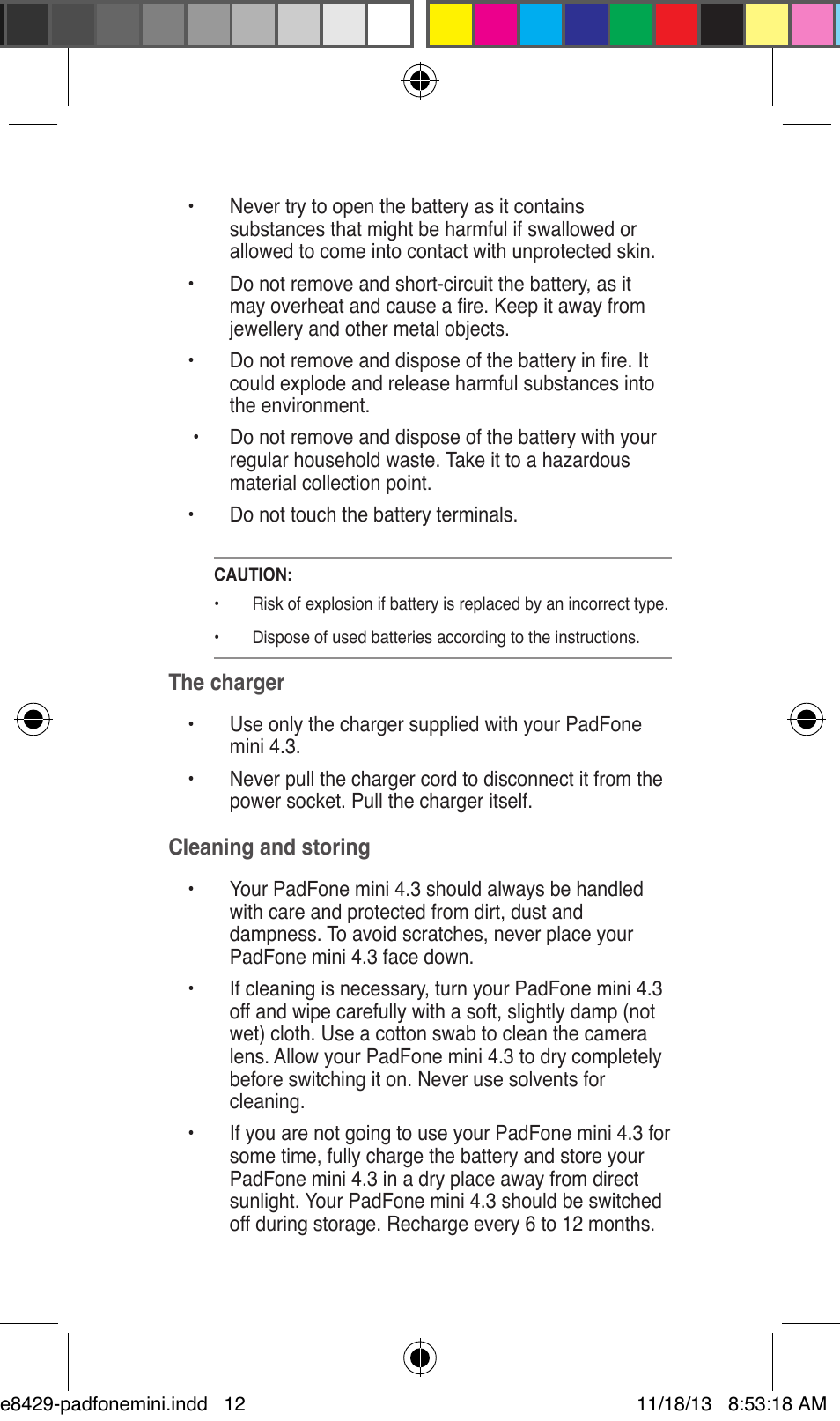 Asus PadFone mini 4.3 User Manual | Page 12 / 22