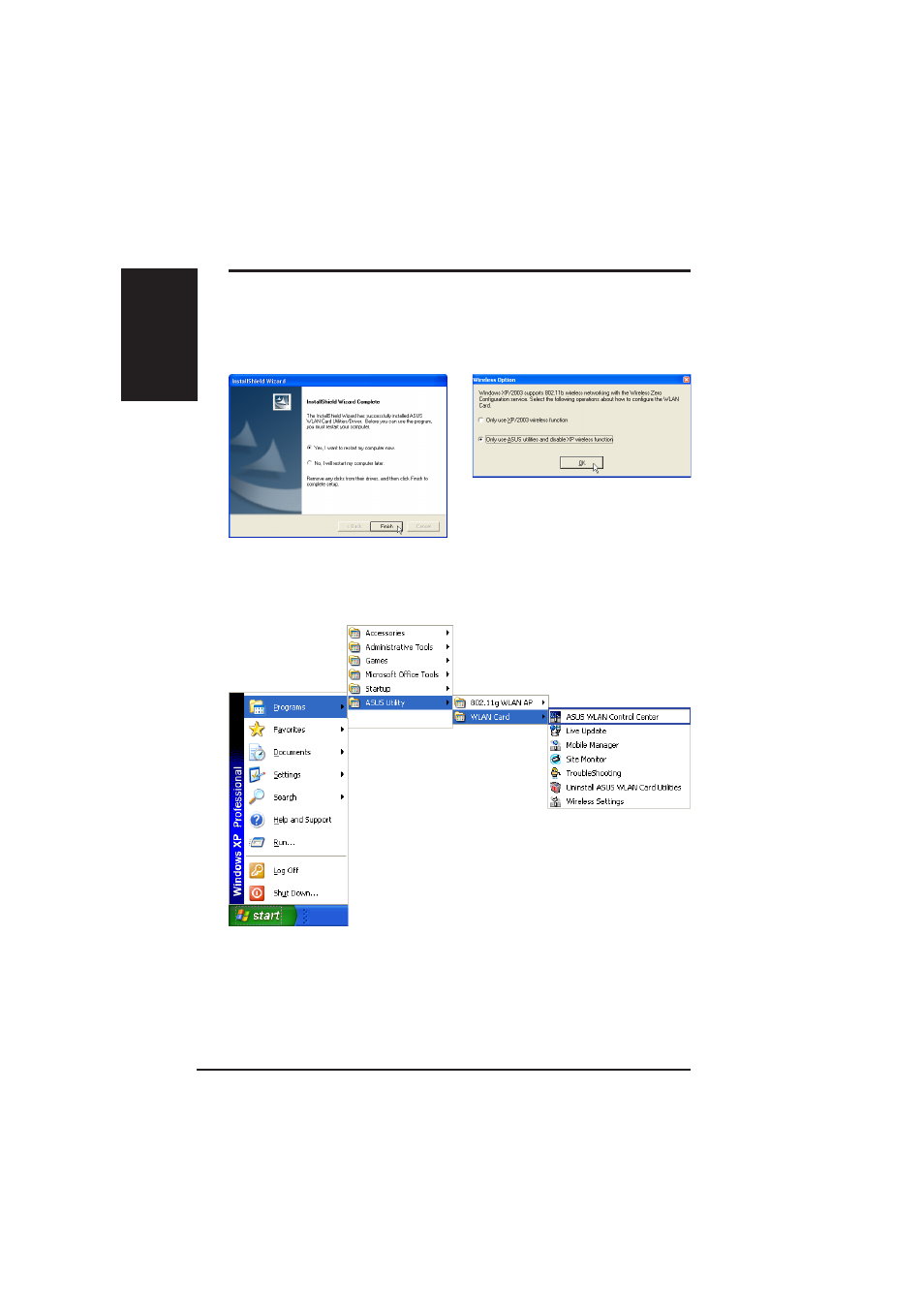 Installing the asus wlan card utilities (cont.), Quick start guide | Asus WL-138g User Manual | Page 6 / 48