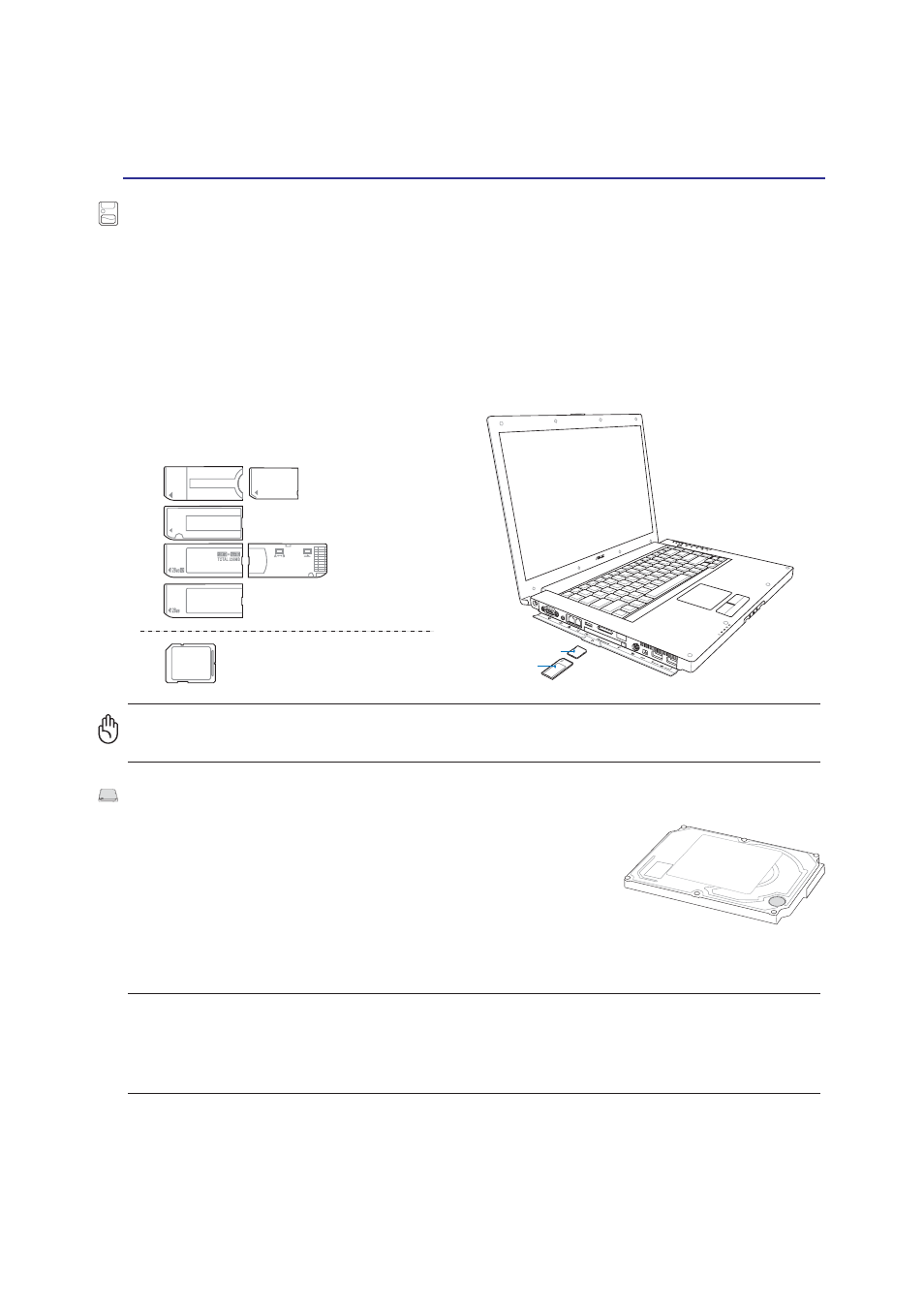 Hard disk drive | Asus W1V User Manual | Page 41 / 72