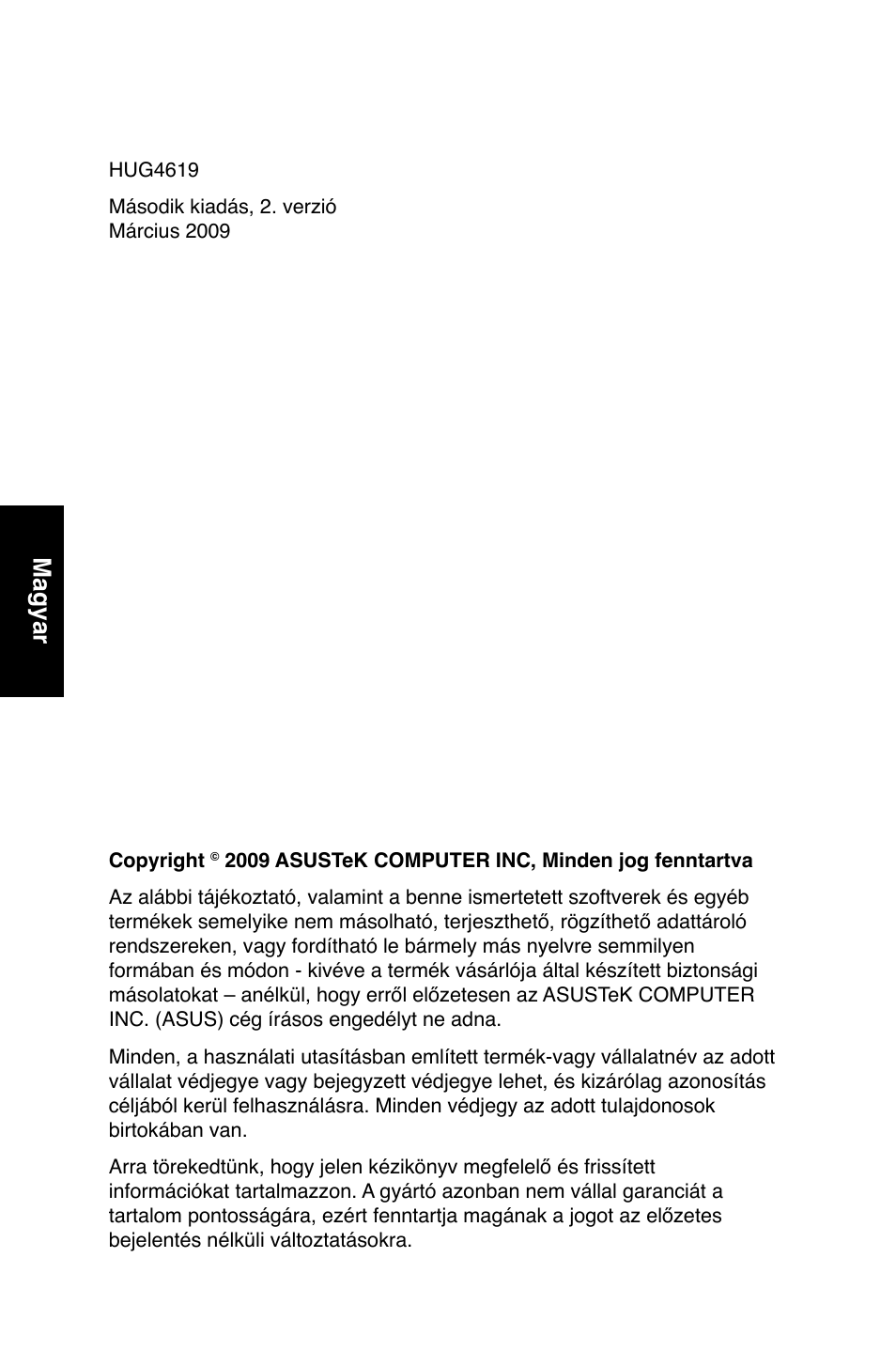 Magyar | Asus CP5140 User Manual | Page 134 / 180