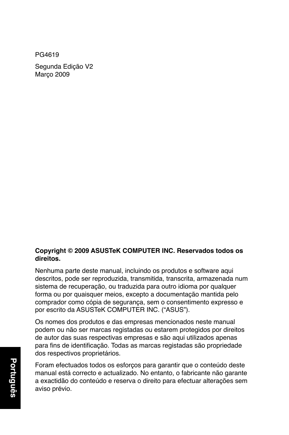 Português | Asus CP5140 User Manual | Page 86 / 180