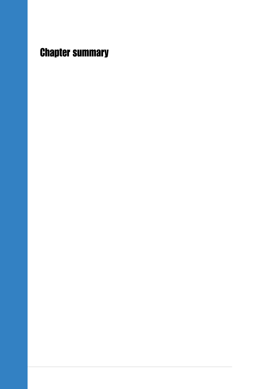 Chapter summary | Asus PCH-DL User Manual | Page 18 / 100