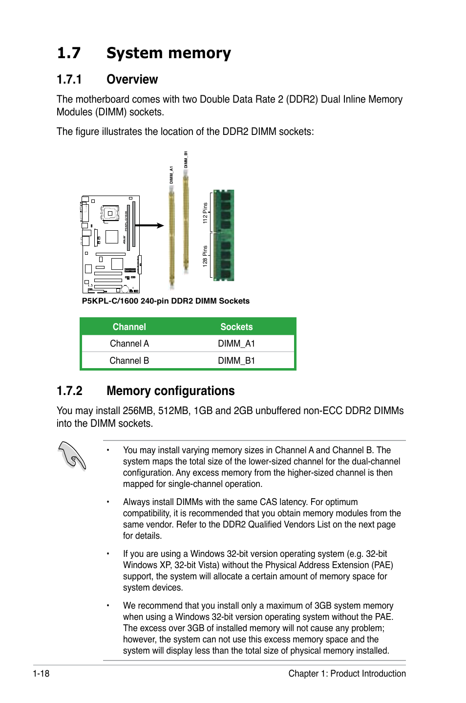 1 overview | Asus P5KPL-C/1600 User Manual | Page 30 / 98