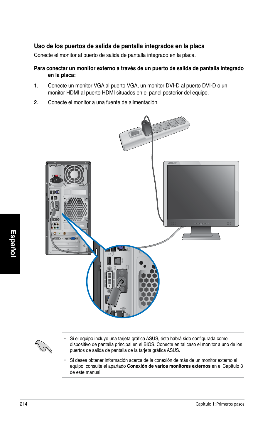 Español | Asus CM1730 User Manual | Page 216 / 332