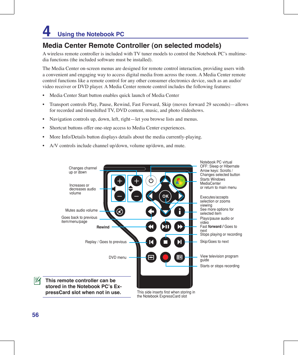 Asus W90V User Manual | Page 56 / 95