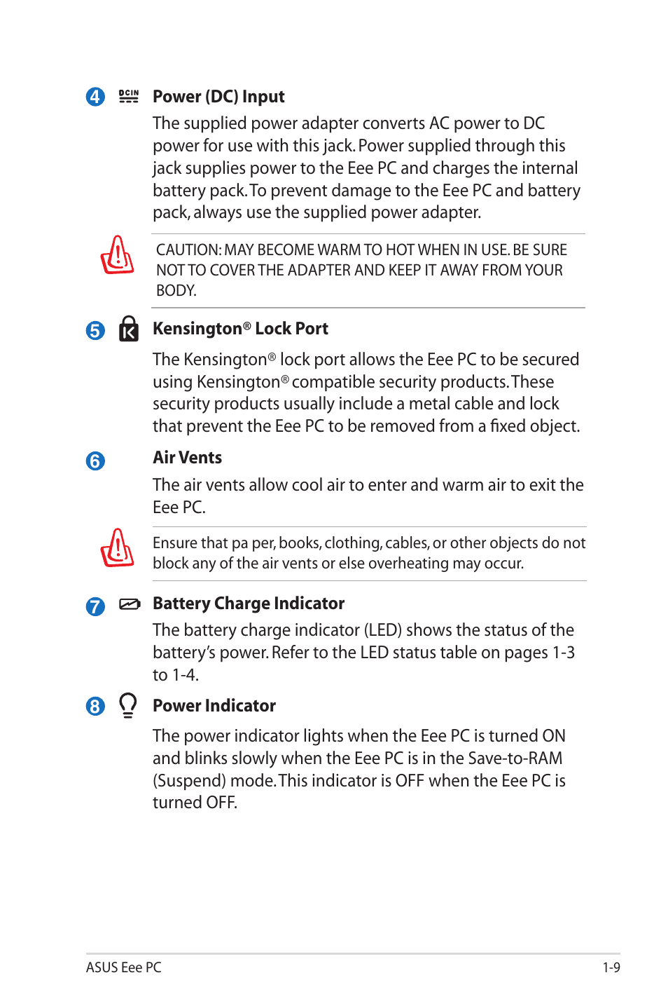 Asus Eee PC S101/XP User Manual | Page 17 / 58