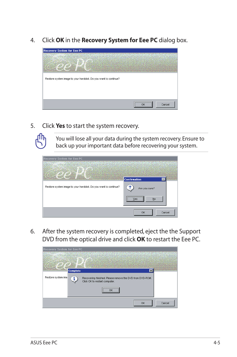 Asus Eee PC S101/XP User Manual | Page 45 / 58