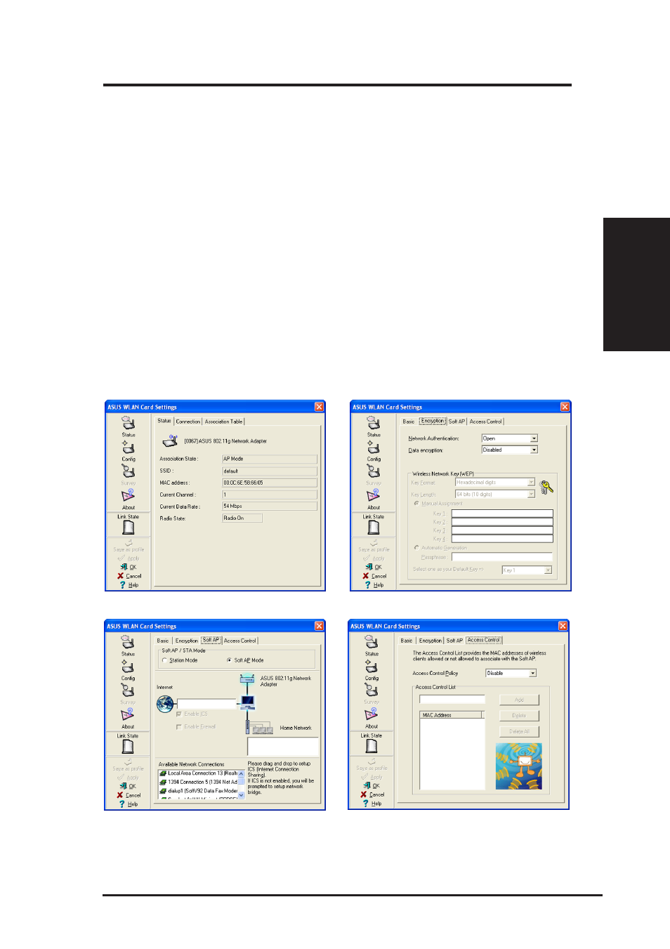 Chapter 2 - installation, Soft ap (windows xp only) cont | Asus WL-138g v2 User Manual | Page 15 / 55