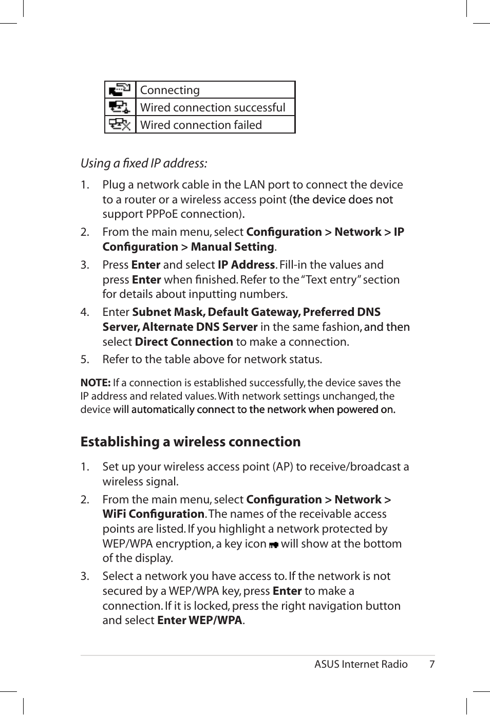 Establishing.a.wireless.connection | Asus AIR User Manual | Page 15 / 26